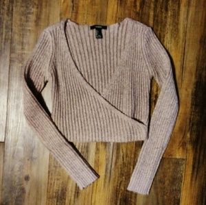 F21 crop sweater NWOT